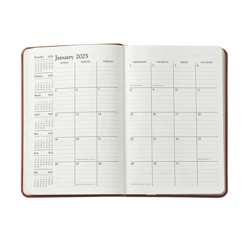 2024 Appointment Dairy Taupe Traditional Leather