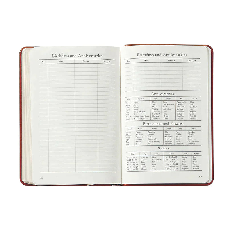2024 Appointment Diary Kelly Green Goatskin Leather