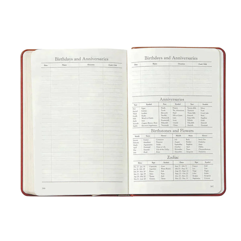 2024 Appointment Dairy Taupe Traditional Leather