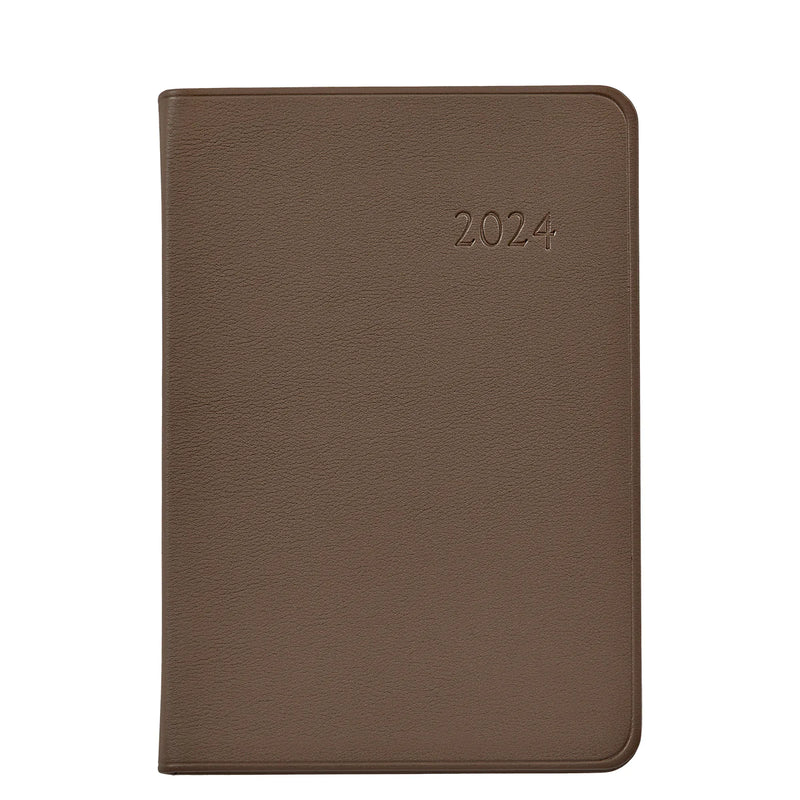 2024 Appointment Dairy Taupe Traditional Leather