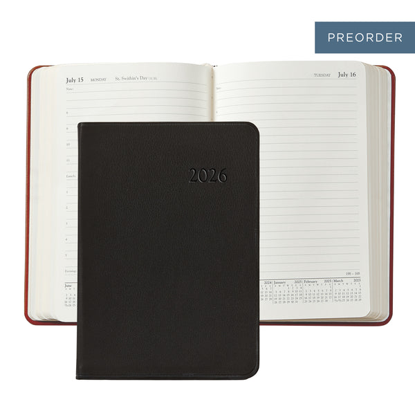 2026 Appointment Black Traditional Leather
