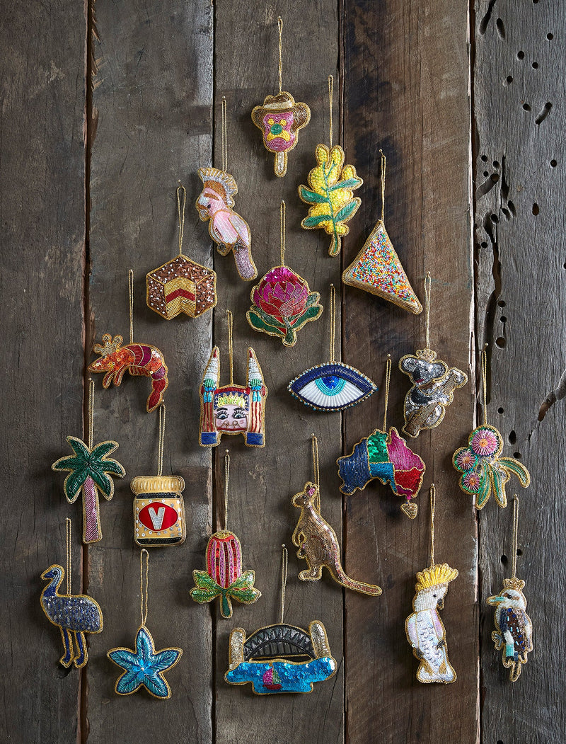 GUMNUT FLOWER CHRISTMAS TREE DECORATION