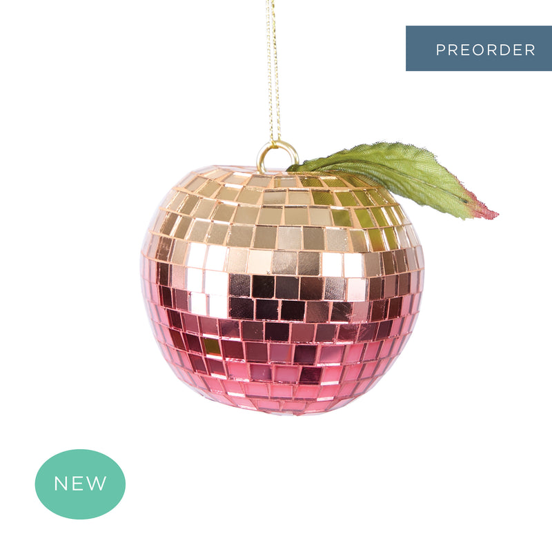 Disco Apple Decoration Small Fuchsia