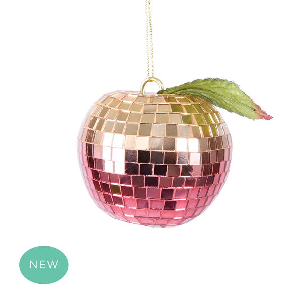 Disco Apple Decoration Small Fuchsia
