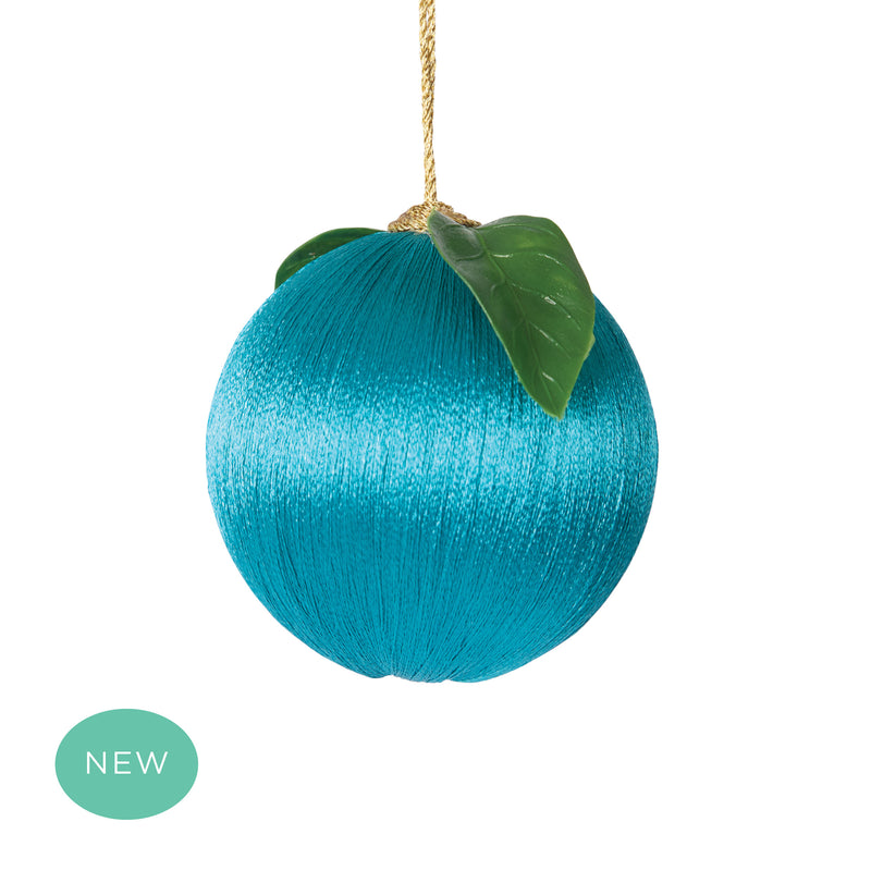 Retro Silk Fruit Bauble Fuchsia Pink