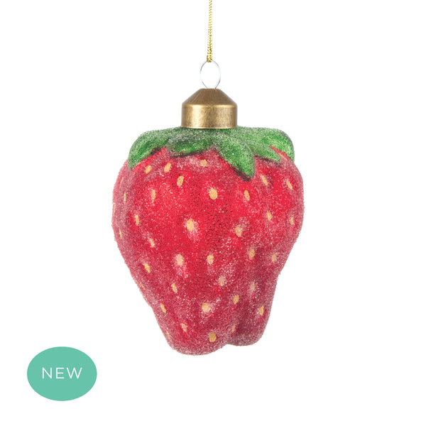 Sugar Coated Strawberry Decoration