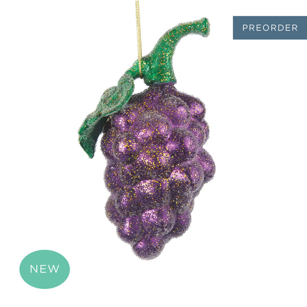 Sugar Coated Grape Decoration