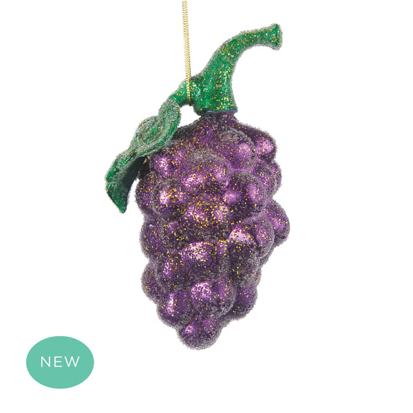 Sugar Coated Grape Decoration