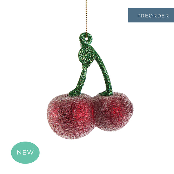 Sugar Coated Cherry Decoration