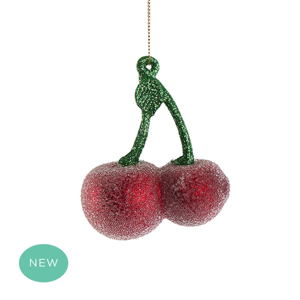 Sugar Coated Cherry Decoration
