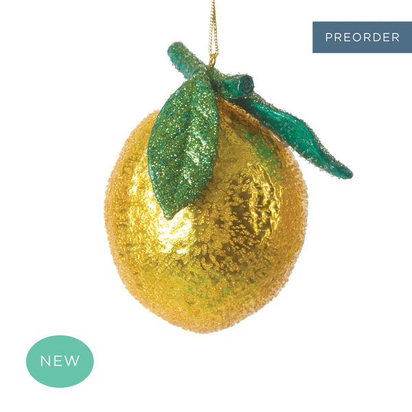 Sugar Coated Lemon Decoration