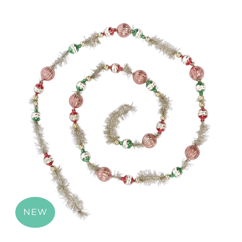 Vintage Bauble Traditional Garland