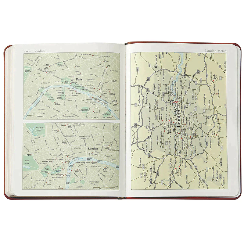 2024 Desk Diary Robins Egg Blue Goatskin Leather