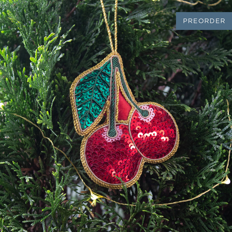 Cherrylicious Sequin Tree Decoration