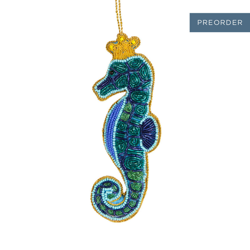QUEEN SEAHORSE CHRISTMAS TREE DECORATION