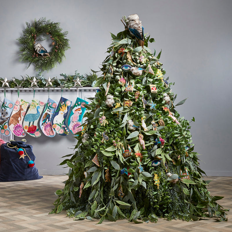 AUSTRALIA FOREVER SEQUIN CHRISTMAS TREE DECORATION