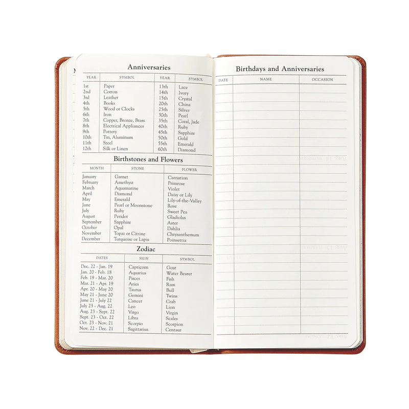 2024 Pocket Diary Kelly Green Goatkskin Leather