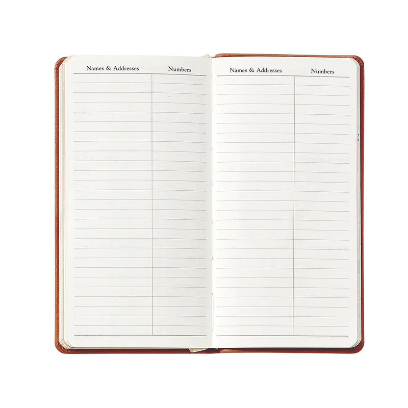 2024 Pocket Diary Kelly Green Goatkskin Leather