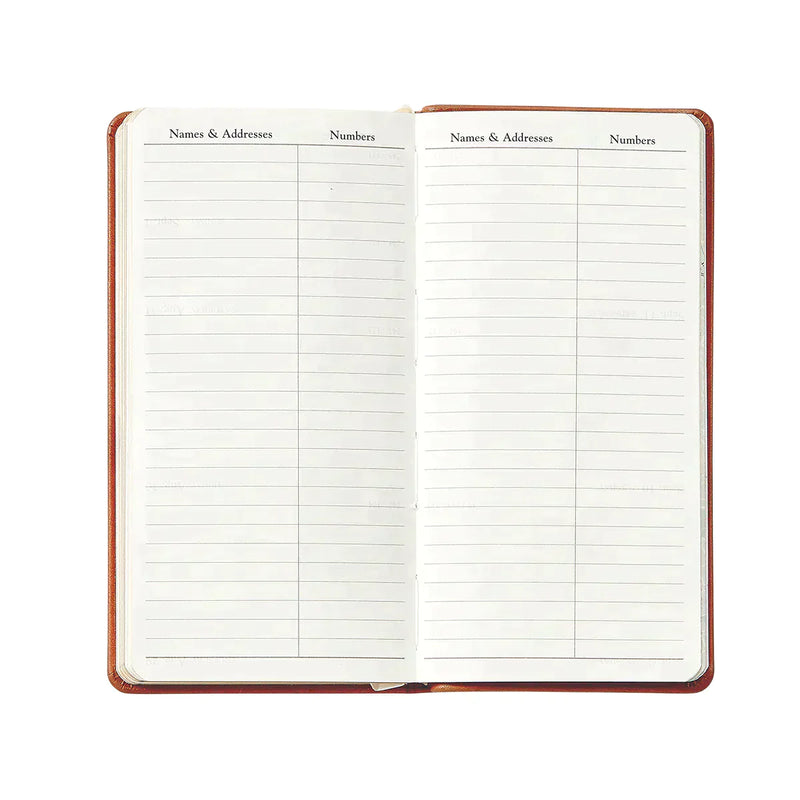 2024 Pocket Diary Traditional Taupe Leather