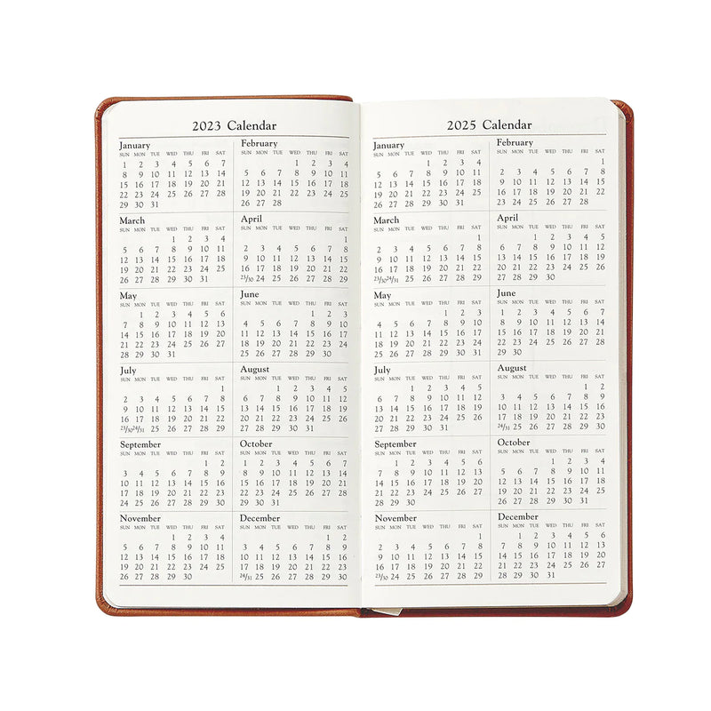 2024 Pocket Diary Kelly Green Goatkskin Leather