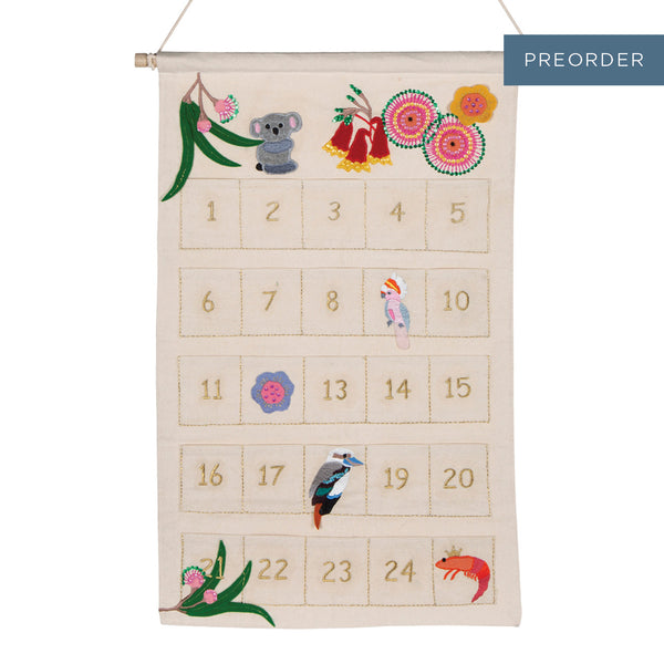 Native Australiana Applique Advent Calendar