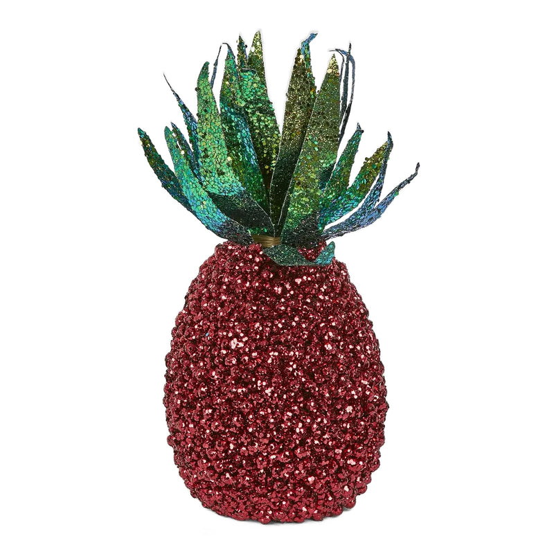 Shimmer Pineapple Red Hanging Decoration