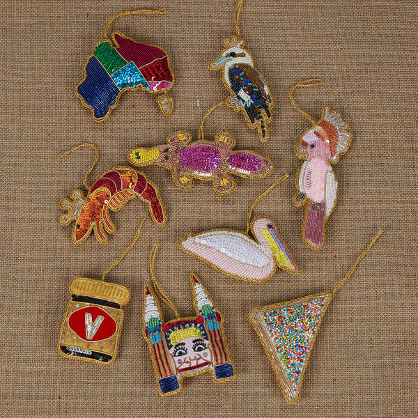LUNA PARK SEQUIN CHRISTMAS TREE DECORATION