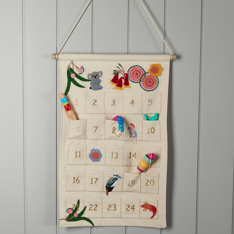 Native Australiana Applique Advent Calendar