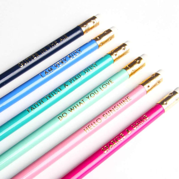 Wise Word Pencil Set - Set of 6